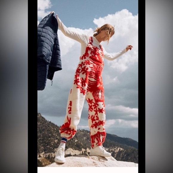 FP Movement by Free People Pants - Hit the Slopes Printed Salopette